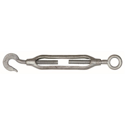 TURNBUCKLE GALVANISED HOOK / EYE M8 